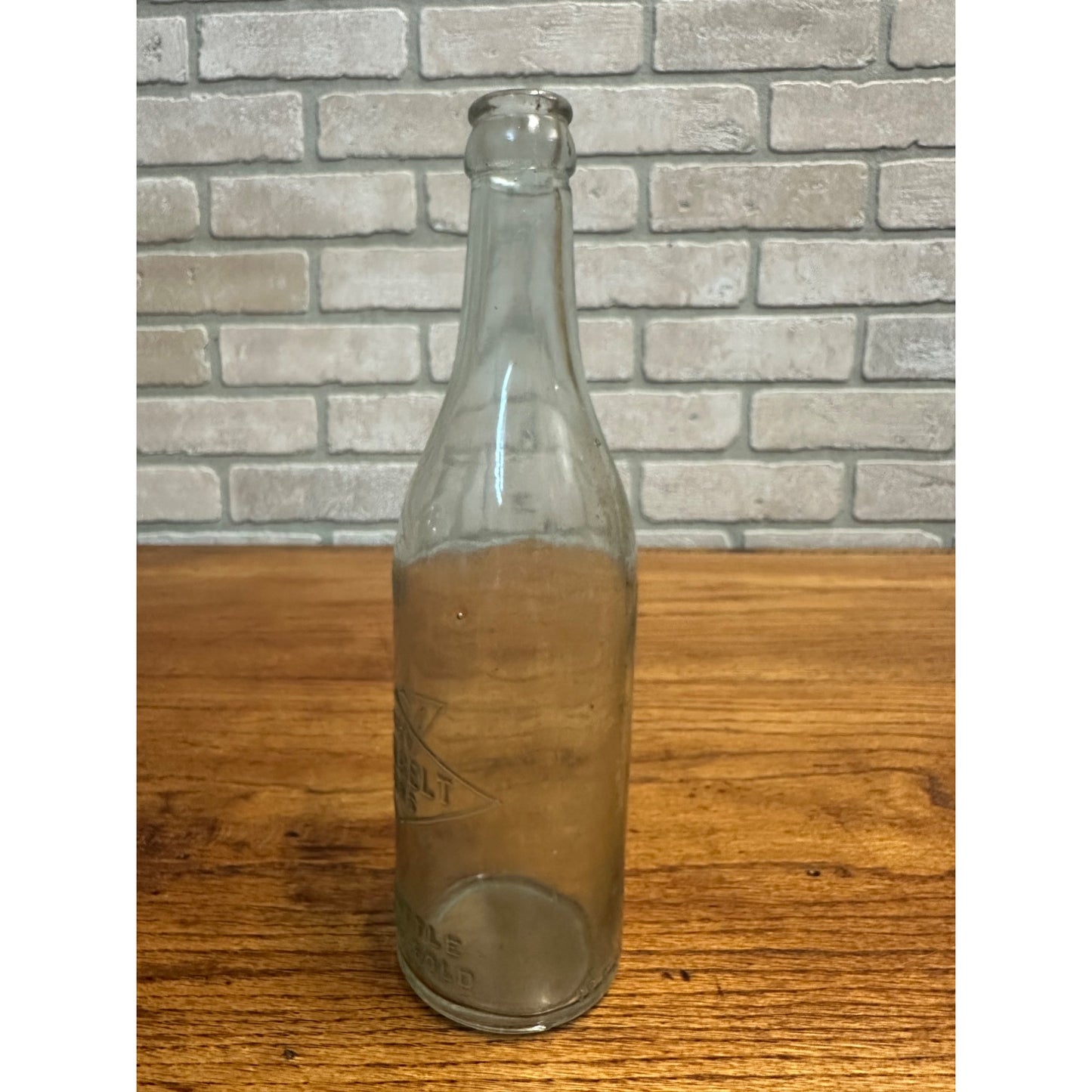 Vintage Pre-Pro Golden Grain Belt Beers Aqua Blue Glass Embossed Beer Bottle