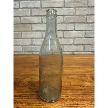 Vintage Pre-Pro Golden Grain Belt Beers Aqua Blue Glass Embossed Beer Bottle