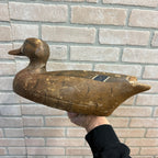 Ron Koch Vintage Mallard Pair Duck Decoy Vintage Wooden Decoy Omro Wisconsin HWD