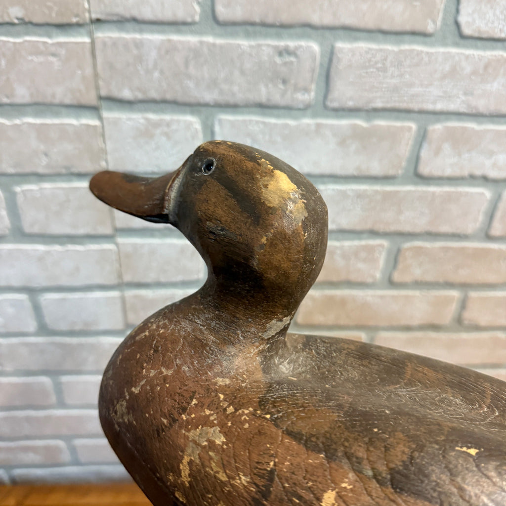 Ron Koch Vintage Mallard Pair Duck Decoy Vintage Wooden Decoy Omro Wisconsin HWD