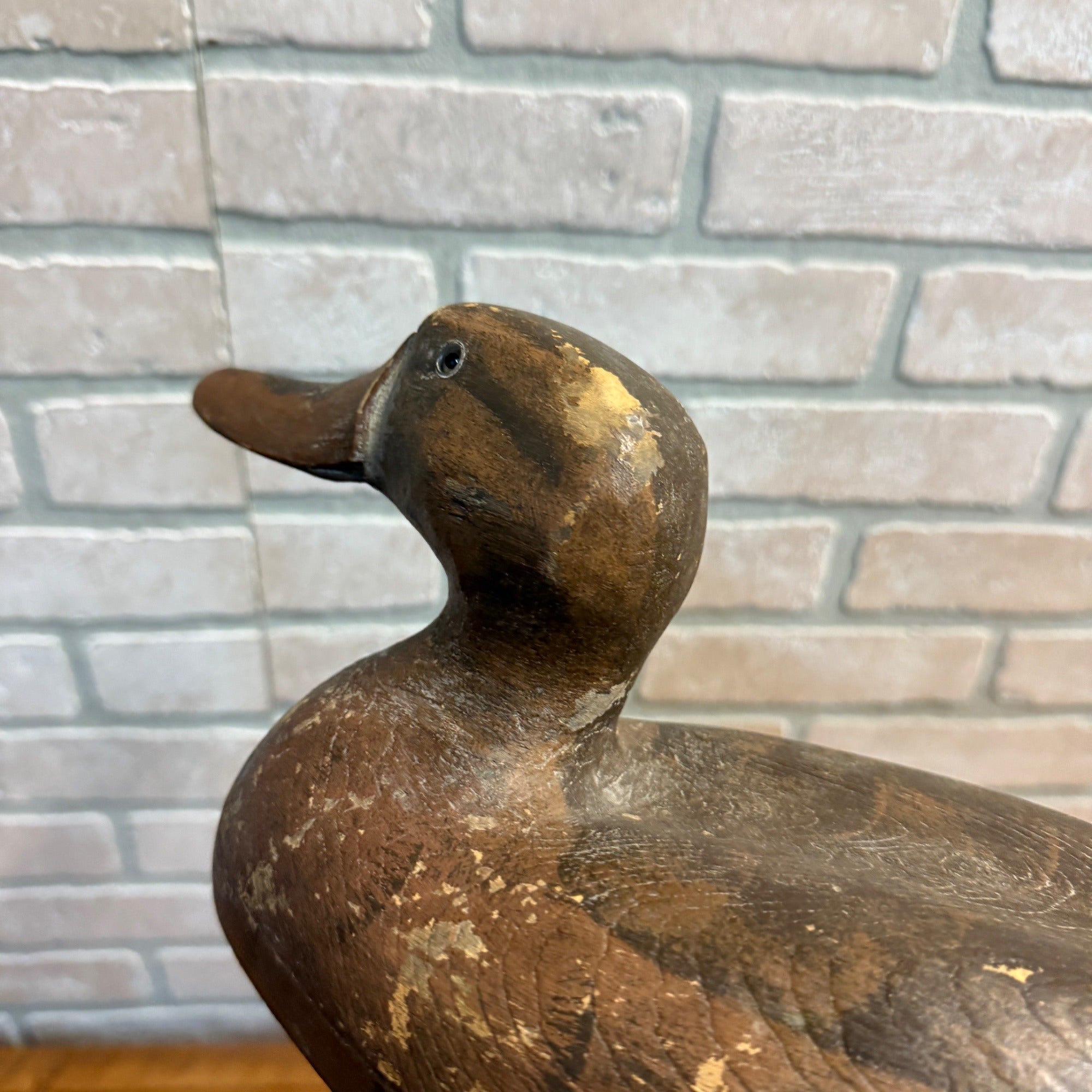 Ron Koch Vintage Mallard Pair Duck Decoy Vintage Wooden Decoy Omro Wisconsin HWD