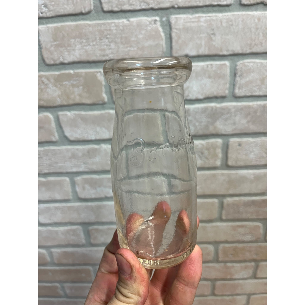 Vintage 1950s Bartholomay Rochester Ny 1/2 Half Pint Milk Bottle