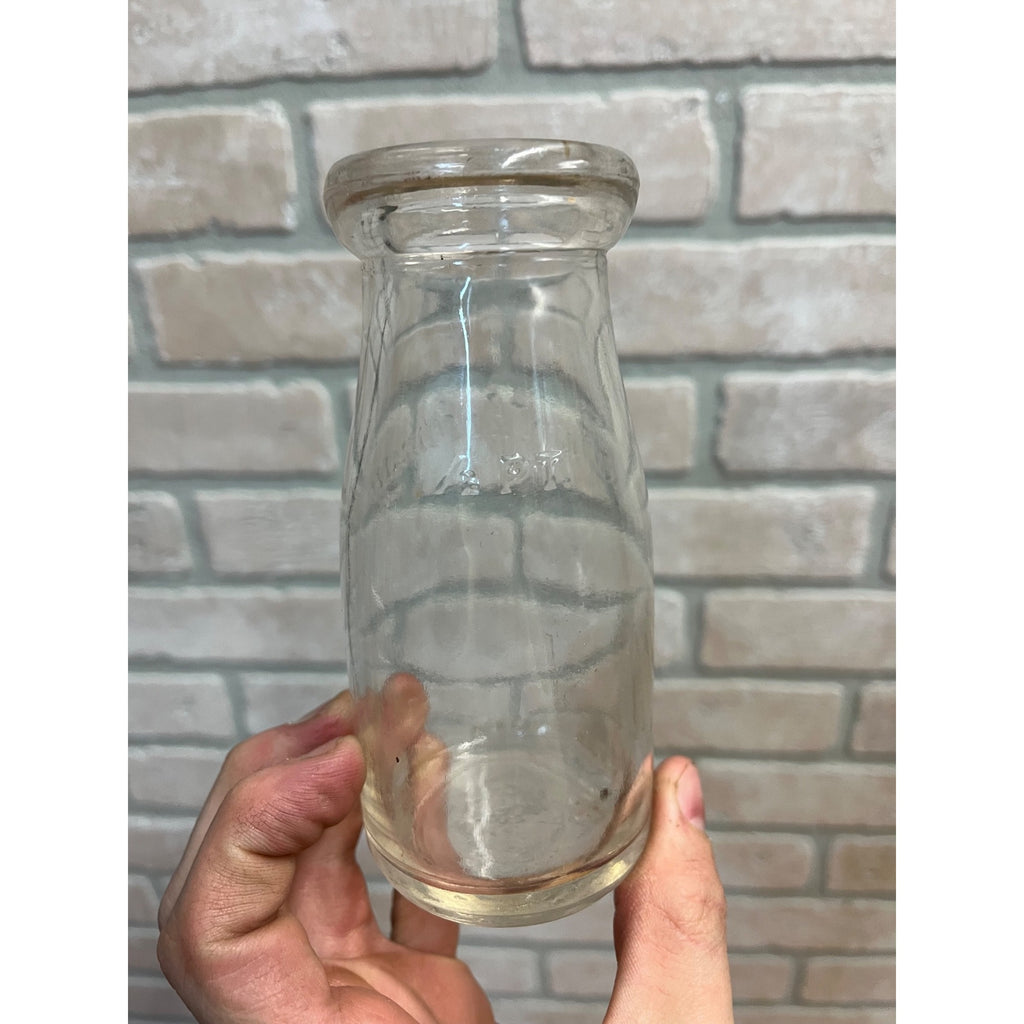 Vintage 1950s Bartholomay Rochester Ny 1/2 Half Pint Milk Bottle