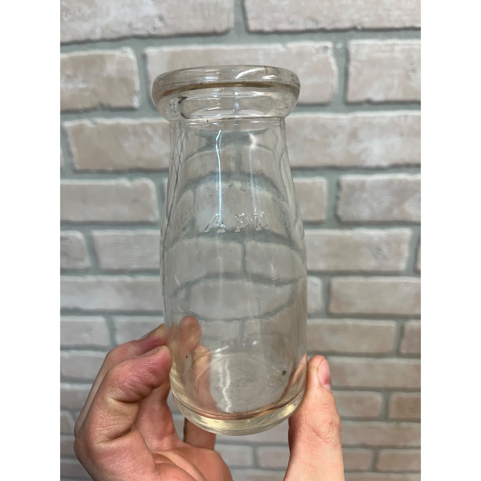 Vintage 1950s Bartholomay Rochester Ny 1/2 Half Pint Milk Bottle