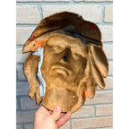 Original Vintage Native American Indians Mask Paper Mache Odd Fellows Halloween
