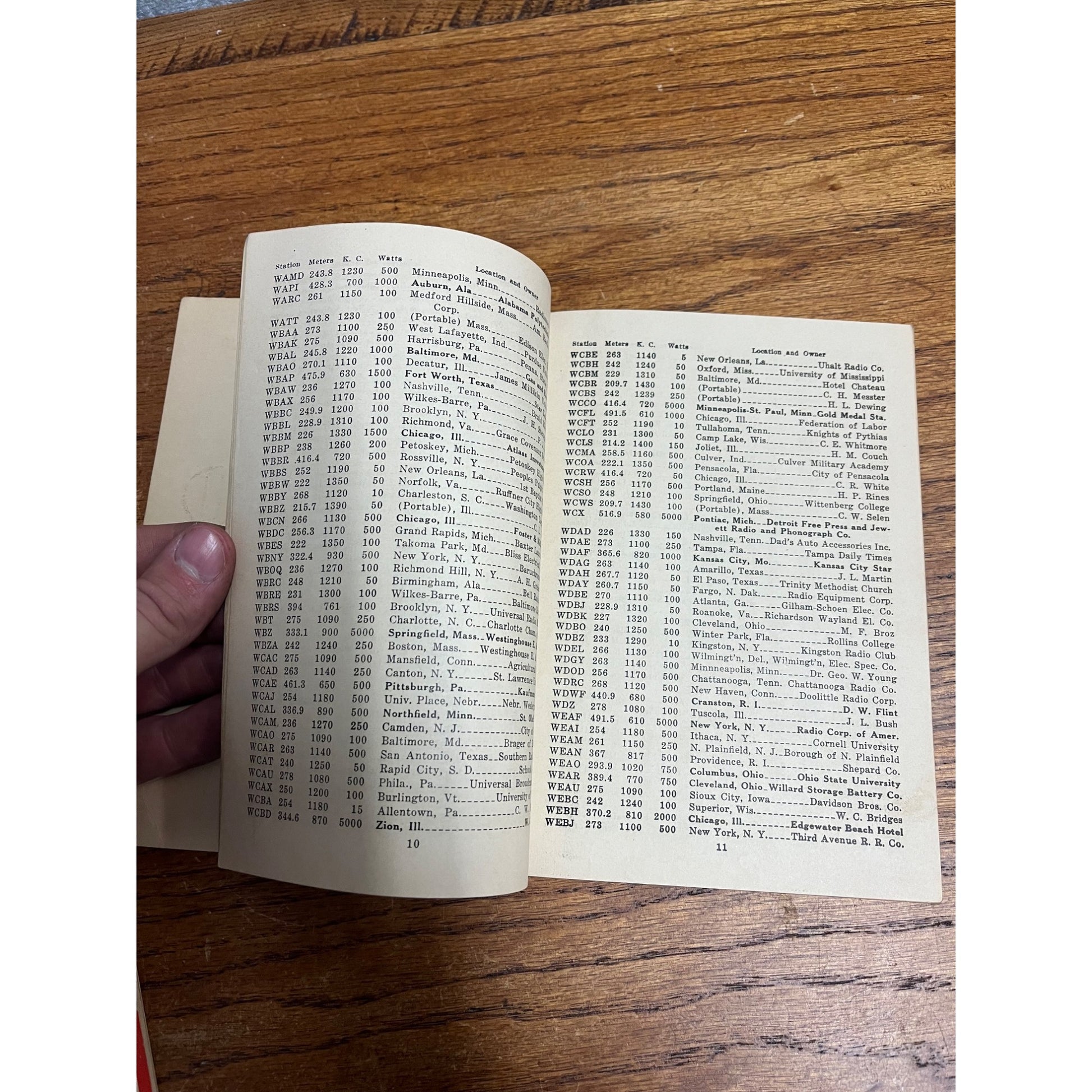 Stevenson's Bulletin of Radio Broadcasting Stations Booklet - Winter 1926