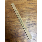 Vintage Wilk Buick Random Lake Wisconsin Advertising Wooden Ruler