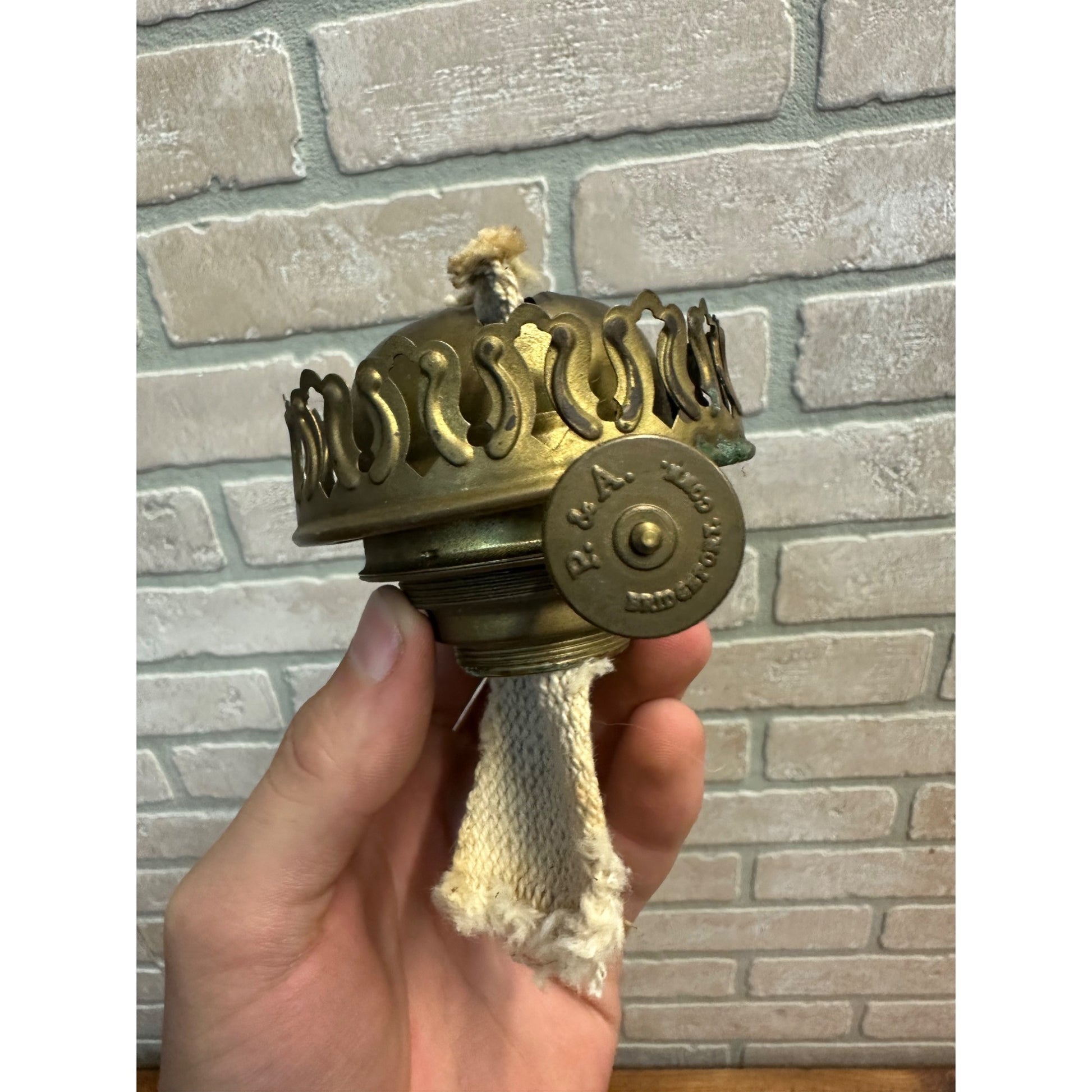 Vintage P&A Oil Lamp Burner Part