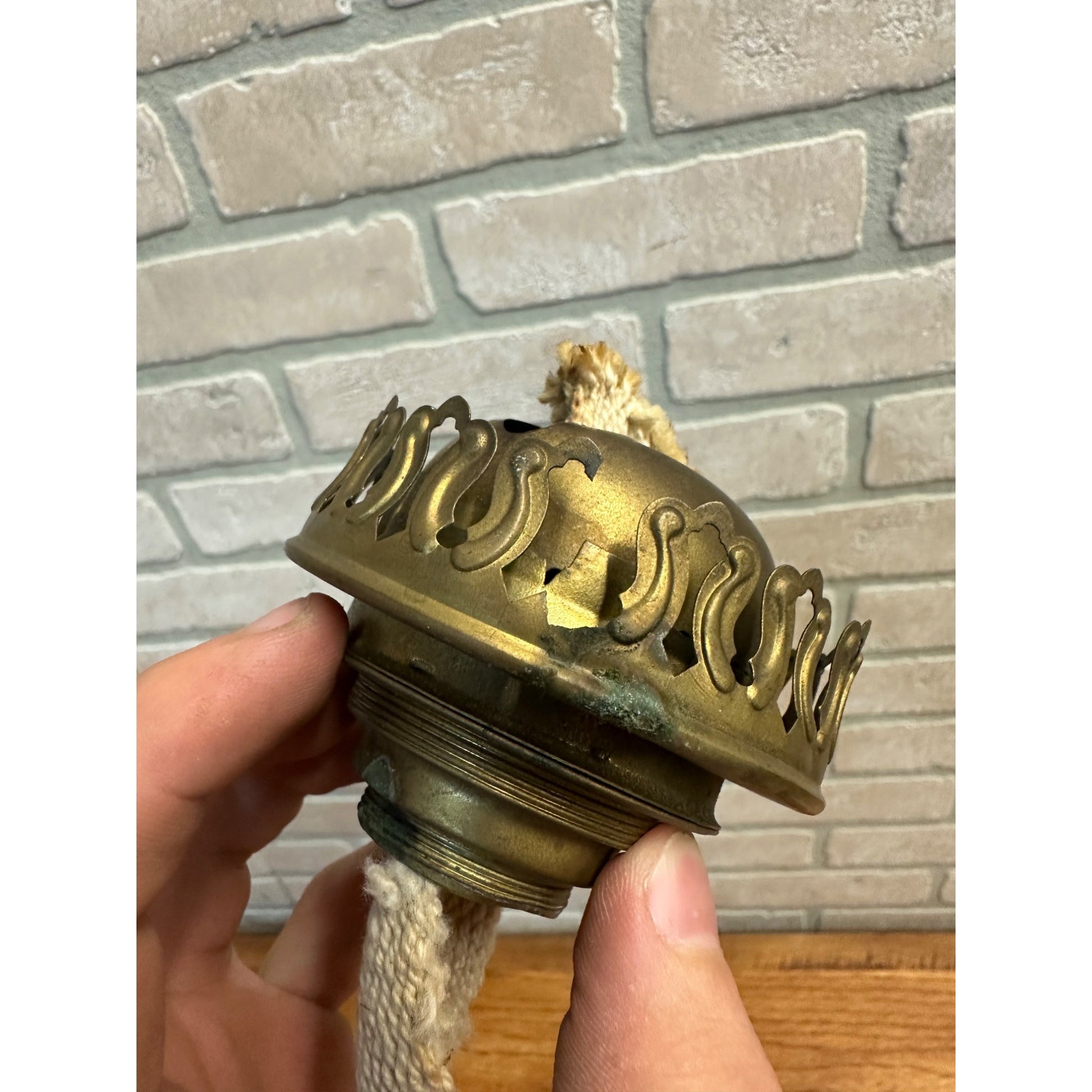 Vintage P&A Oil Lamp Burner Part