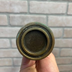 Vintage Brass Hollow Concentric 2"Pair Door Knobs Architectural Salvage