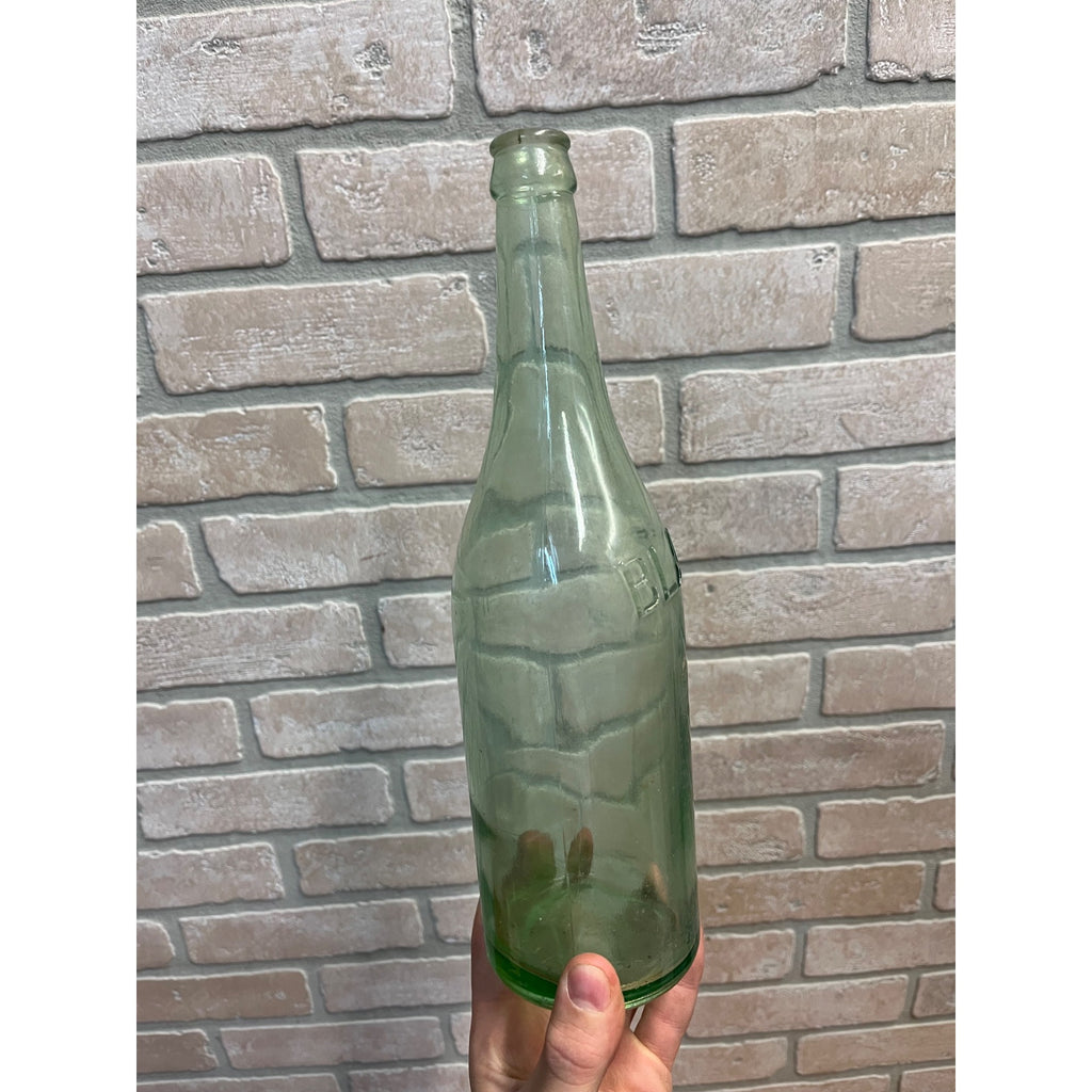 Vintage c1920s Blatz Beer Aqua Green Soda Bottle Prohibition Embossed Milwaukee
