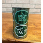 Vintage Teem Lemon Lime Can Pull Tab Steel 12 oz Empty Rare Soda Metallic Green