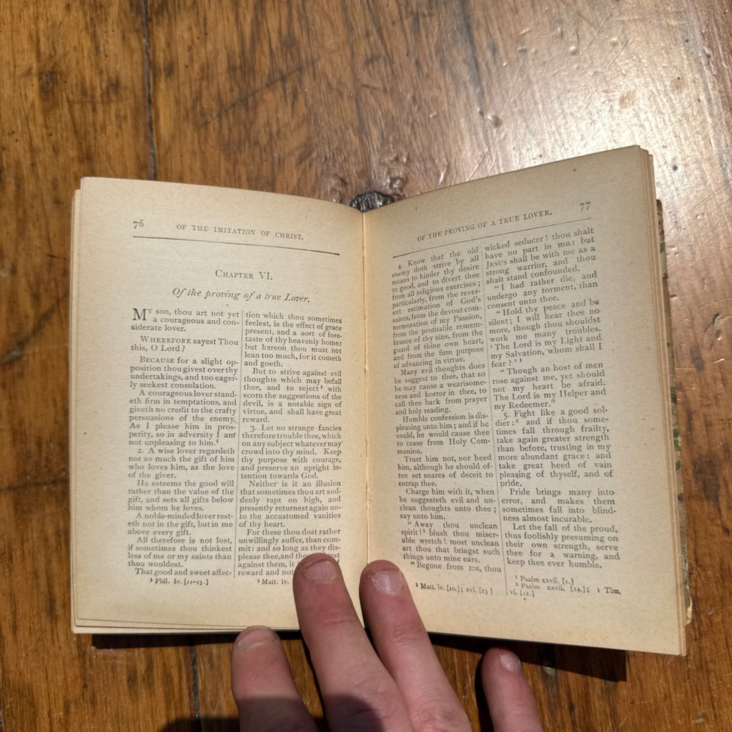 The Imitation of Christ Thomas Kempis Donohue Henneberry Chicago Antique