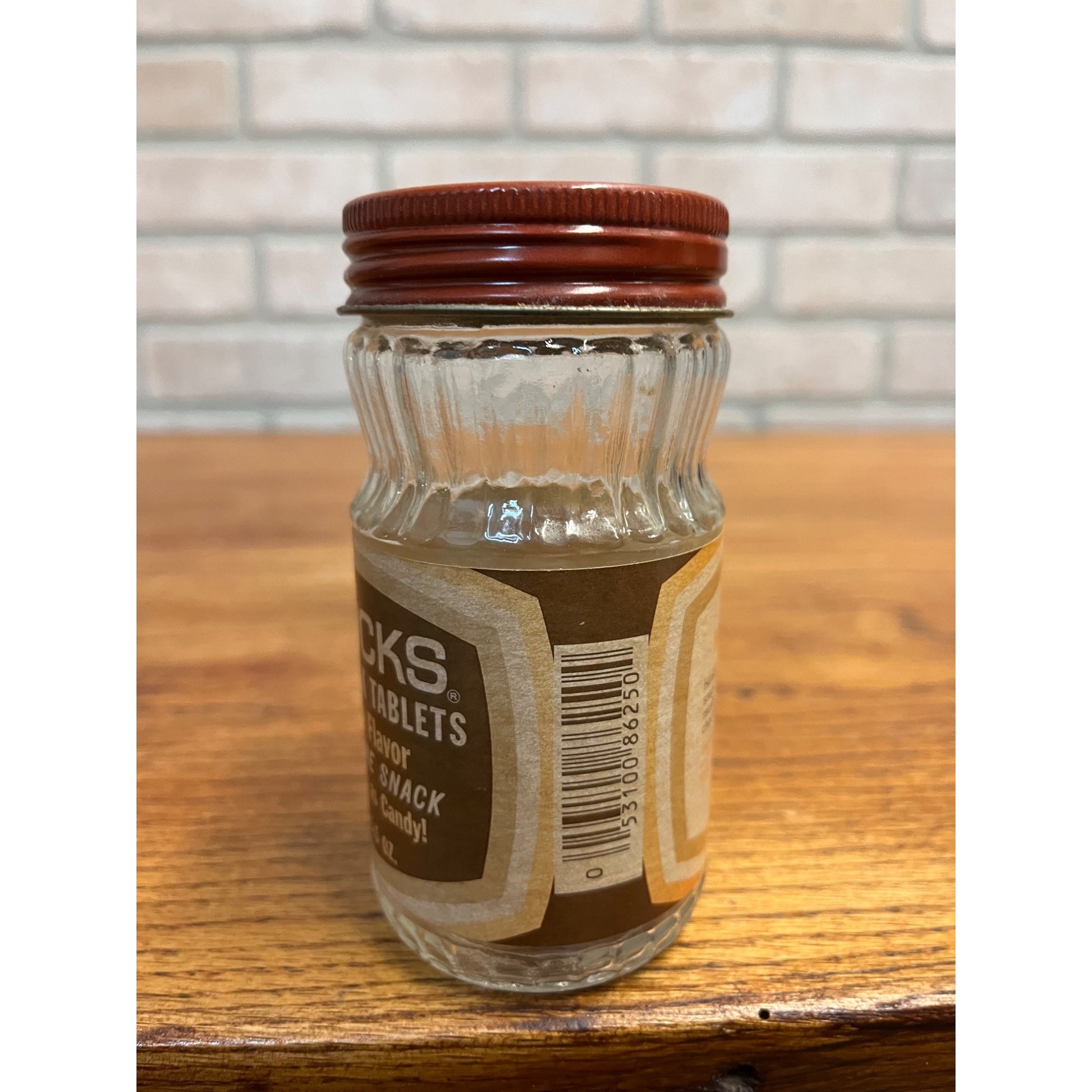 Vintage Horlicks Malted Milk Tablets Bottle Jar BEECHAM Products Label, 5.5 oz