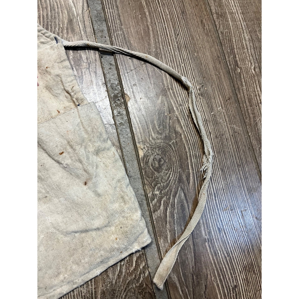 Vintage Fond du Lac Nail Carpenter Apron Lumber Yard Wisconsin Advertising