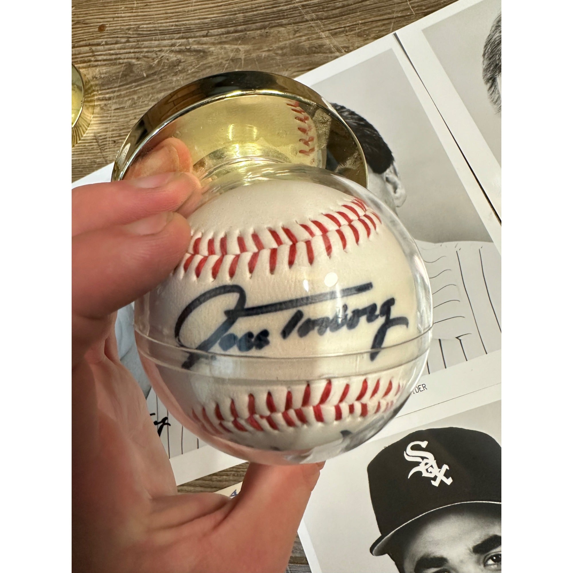 Chicago White Sox Signed Cards, Baseballs, Photos Ozzie Gyillen, Torberg ++