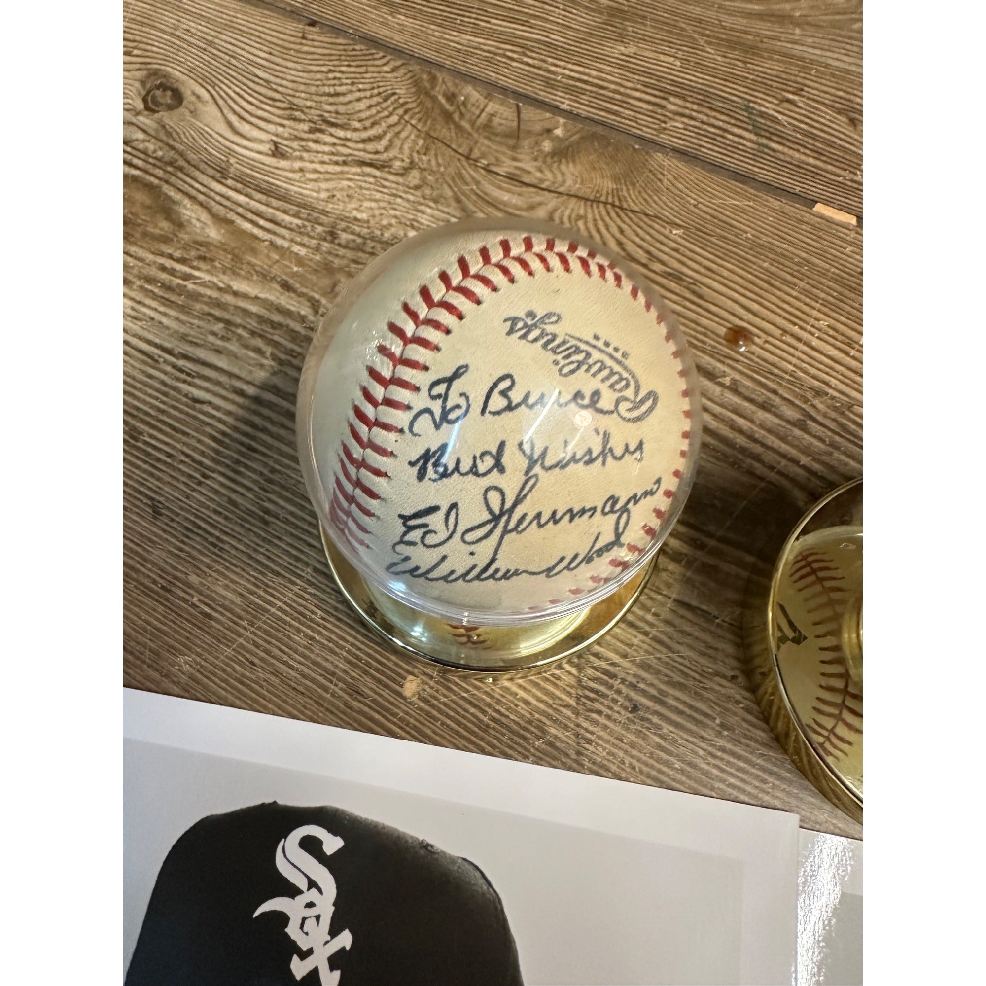 Chicago White Sox Signed Cards, Baseballs, Photos Ozzie Gyillen, Torberg ++