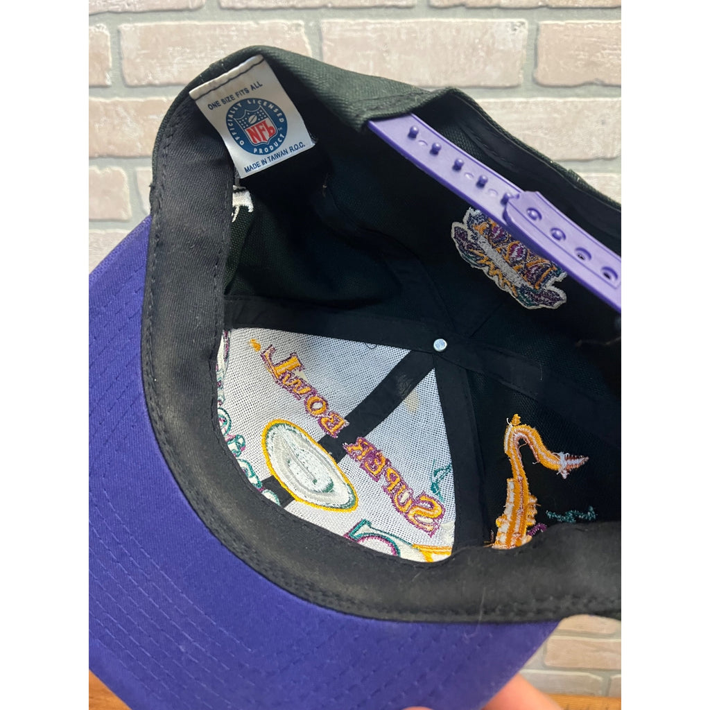 Vintage 1997 Hat Snapback Superbowl XXXI Packers Patriots W/ Sticker