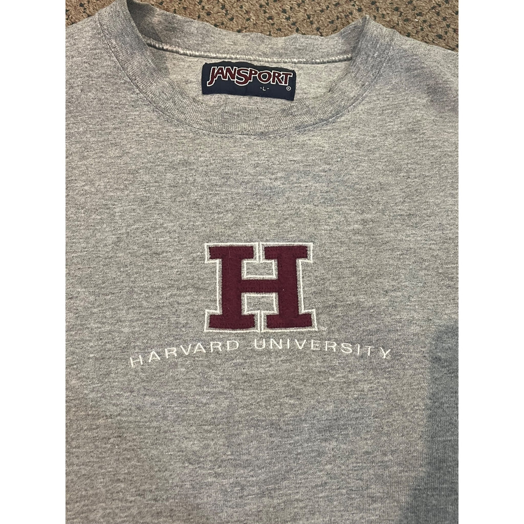 Vintage 90s Harvard University College Jansport Crewneck Sweater Mens Large L