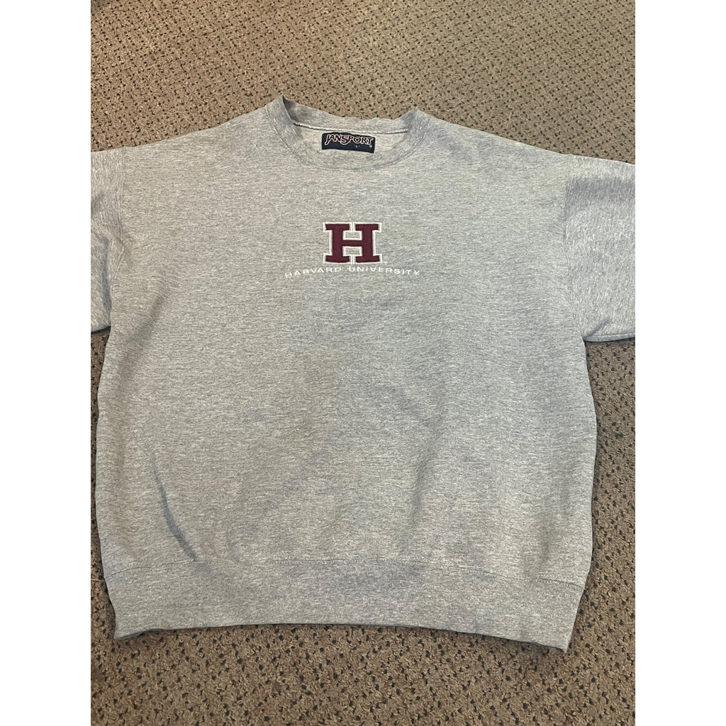 Vintage 90s Harvard University College Jansport Crewneck Sweater Mens Large L