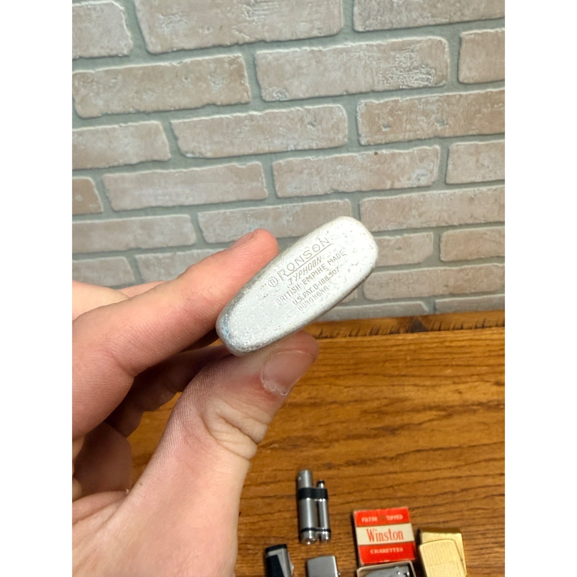 Vintage Lighter Lot Advertising Milwaukee Gears, Winston, Ronson Typhoon ++