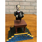 Vintage Cast Iron Mechanical Bank Magic Trick Coin Bank Reproduction