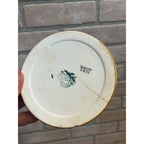 Rare Antique Villeroy & Boch Mettlach Coaster w/Gnomes #1032 Lot (2)