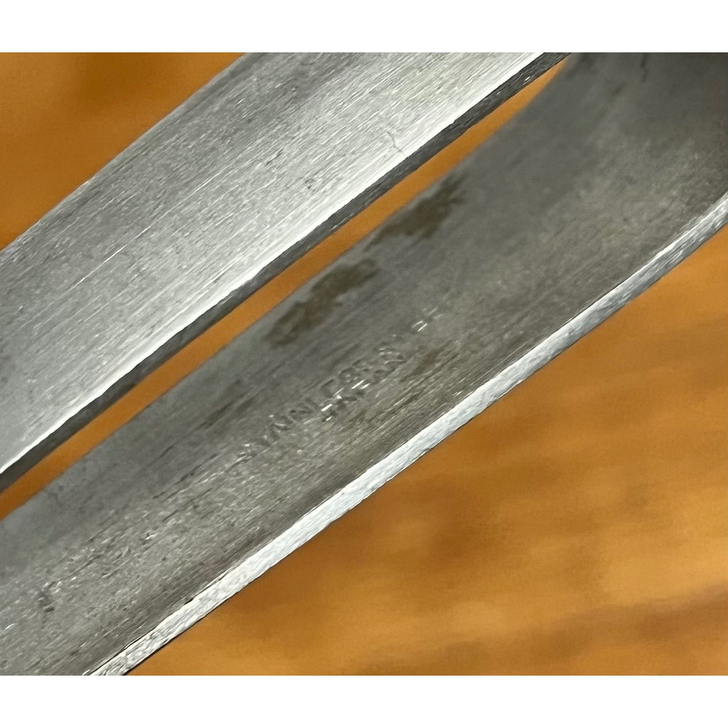 Vintage Stainless Spring Loaded Tongs Serving Utensil Japan 9” Heavy Duty