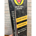 Vintage Great Lakes Hybrids Farm Seed Advertising Plastic Therm Sign