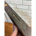 AntiqueVintage Stanley Wood & Brass 22" Carpenters Level Rule & Lever Co.