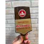 Vingate Imported Henninger German Beer Wooden Tap Knob Handle