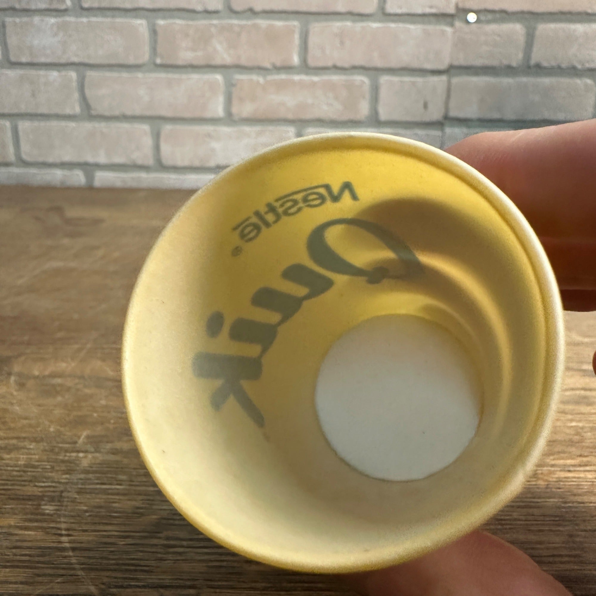 Vintage Nestle Quik Sample Soda Paper Wax Promotional Cup