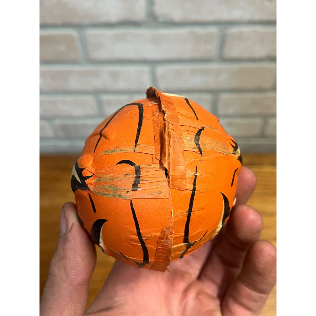 RARE Vintage Halloween 2pc Candy Container JOL Jack o'Lantern Pressed Cardboard