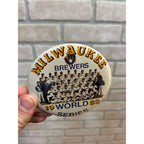 Vintage Milwaukee Brewers 1982 World Series Button Wisconsin