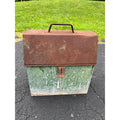 Antique Rare Painters Tool Brush Carrier Tote Paint Bucket