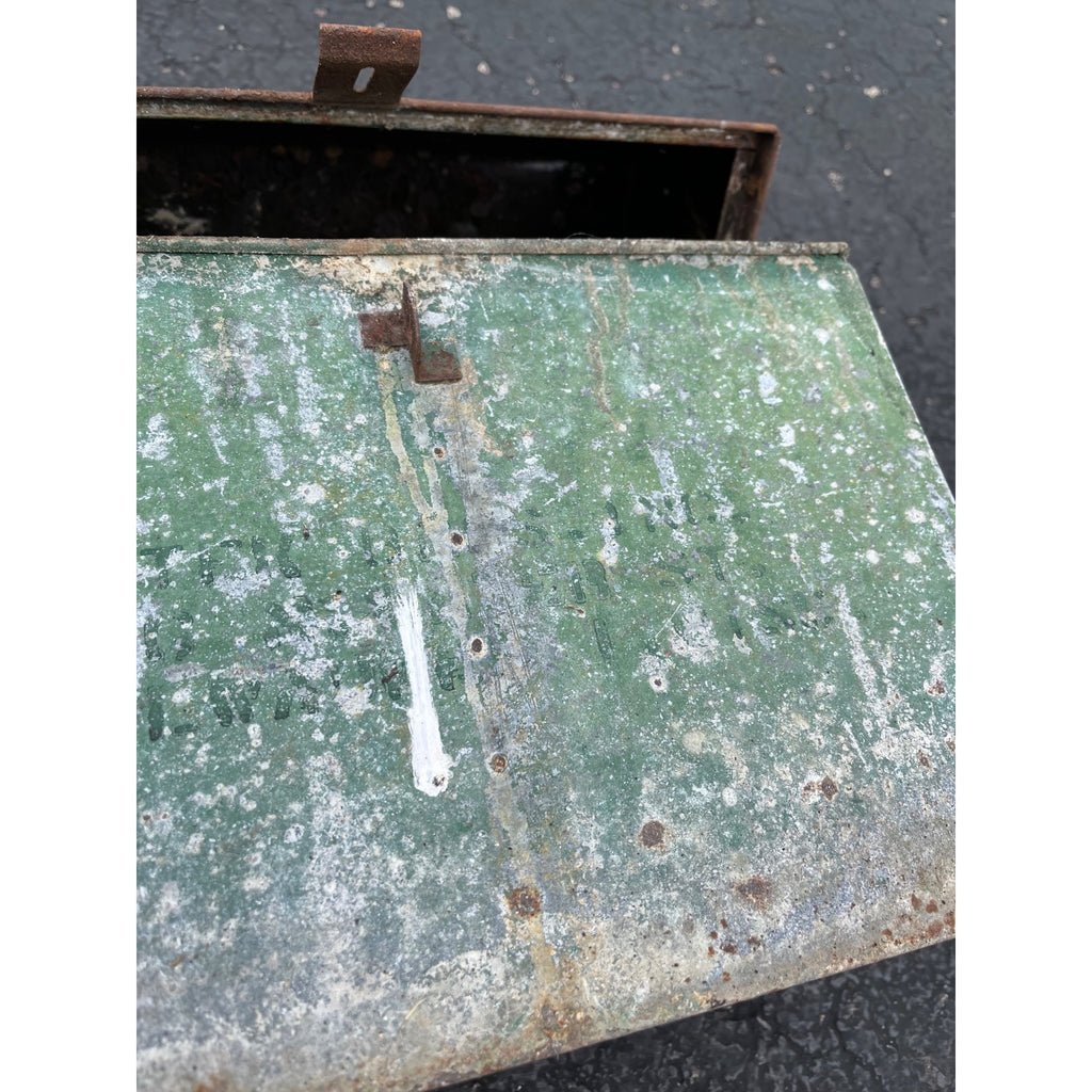 Antique Rare Painters Tool Brush Carrier Tote Paint Bucket