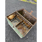 Antique Rare Painters Tool Brush Carrier Tote Paint Bucket