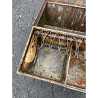 Antique Rare Painters Tool Brush Carrier Tote Paint Bucket