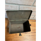 Vintage Gail & Ax Navy Tobacco Advertising Tin Lunch Pail Can American Co.