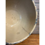 Vintage Red Wing Stoneware Spongeware Mixing Bowl Primitive Kitchen 9"