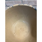 Vintage Red Wing Stoneware Spongeware Mixing Bowl Primitive Kitchen 9"