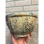Vintage Red Wing Stoneware Spongeware Mixing Bowl Primitive Kitchen 9"