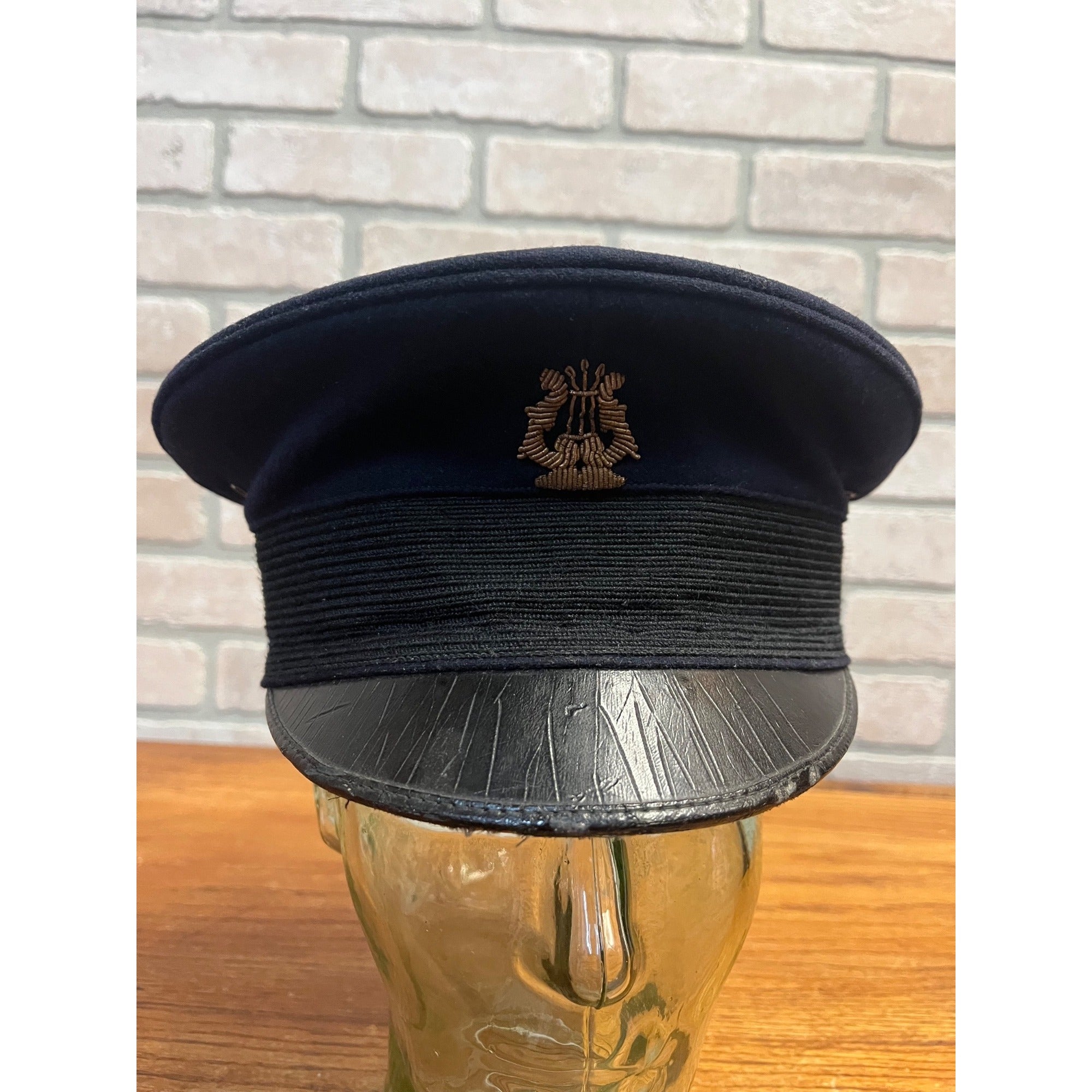 Vintage Marching Band Uniform Hat - The Lilley Co. Columbus, Ohio