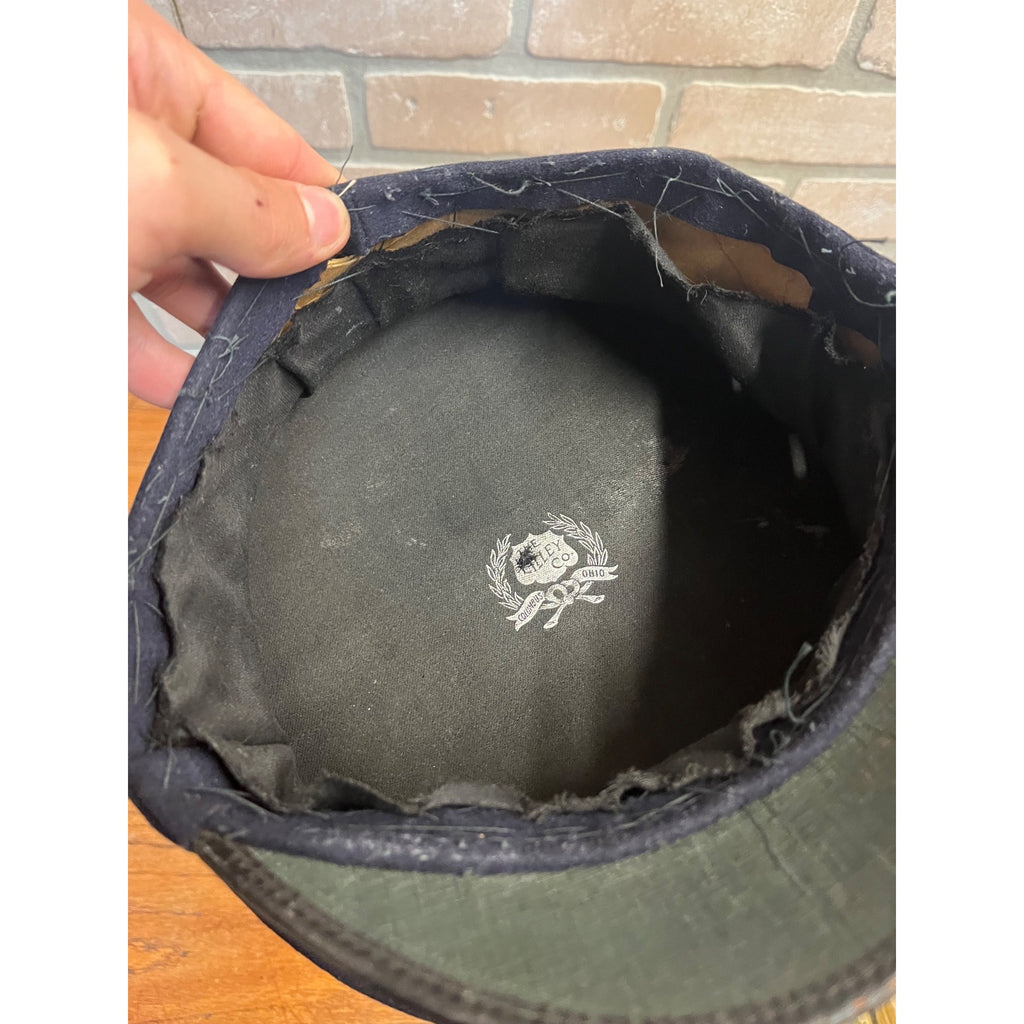 Vintage Marching Band Uniform Hat - The Lilley Co. Columbus, Ohio