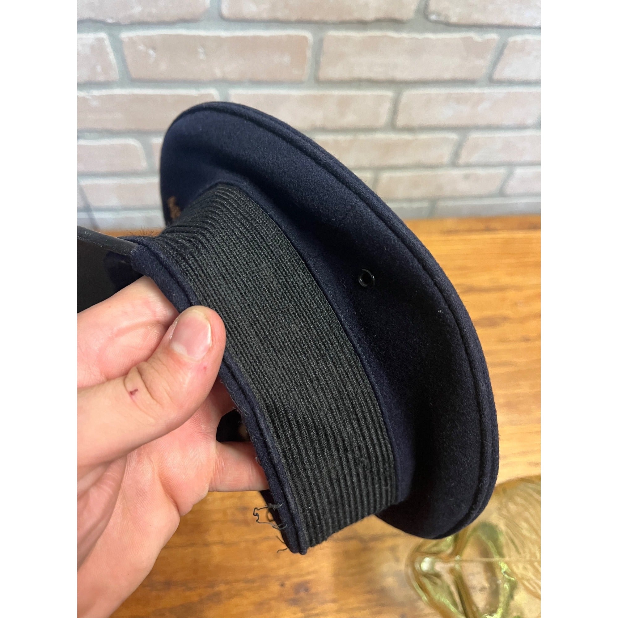 Vintage Marching Band Uniform Hat - The Lilley Co. Columbus, Ohio