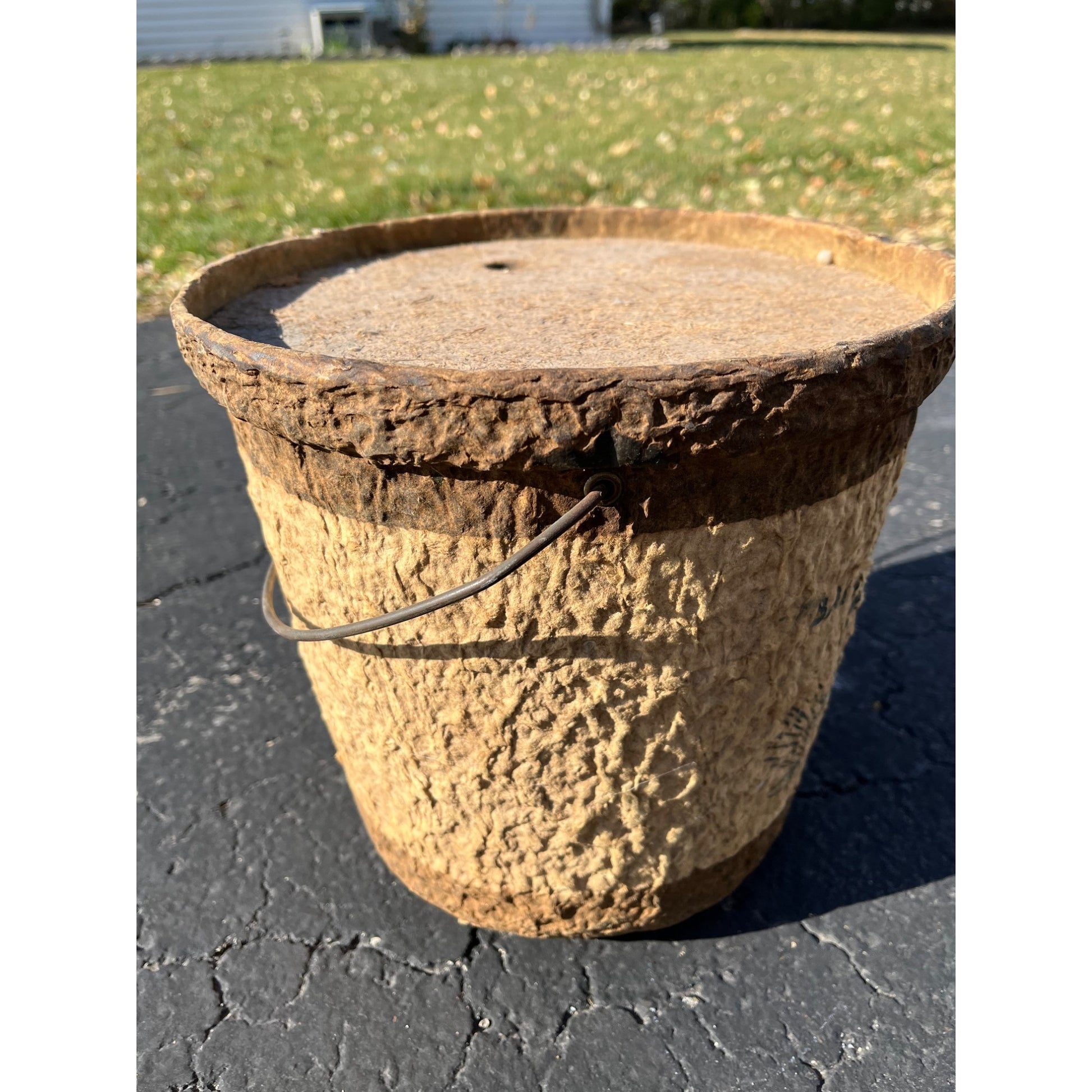 Vintage Formart Bait Pail Minnow Bucket Cedarburg, Wisconsin Largemouth Bass