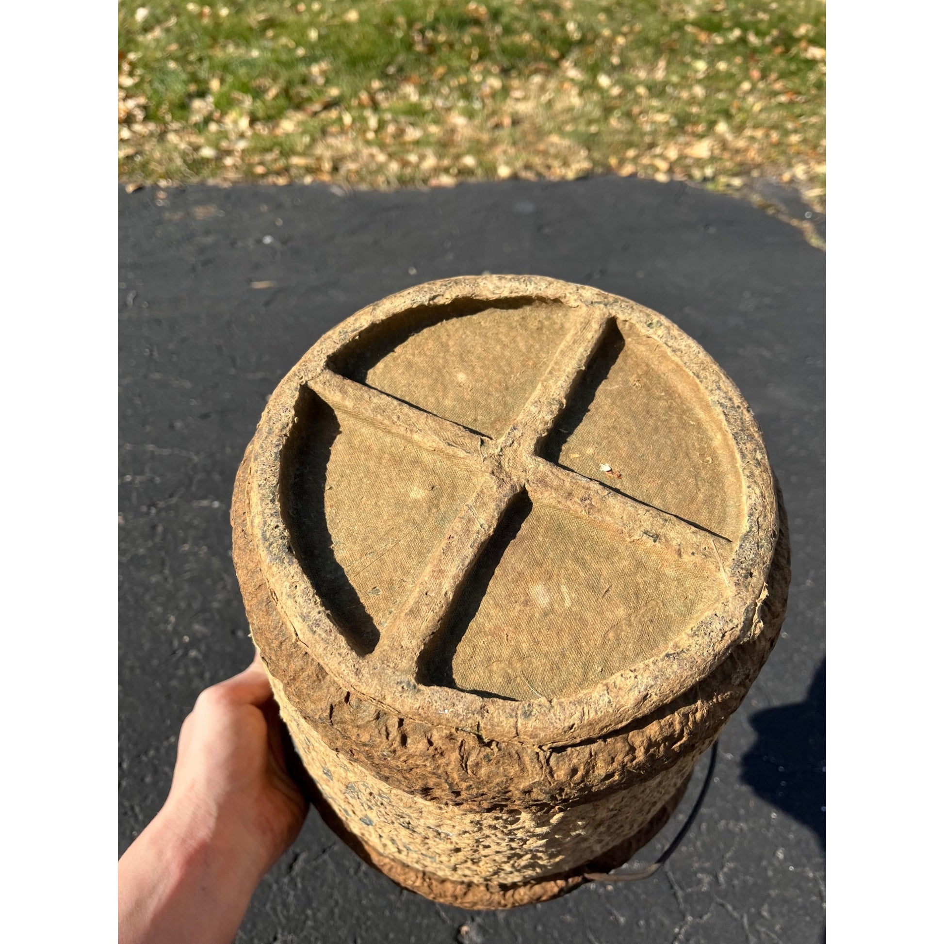 Vintage Formart Bait Pail Minnow Bucket Cedarburg, Wisconsin Largemouth Bass