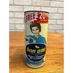Vintage 1970s Bon Ami Cleanser Dish Cleaner Kitchen Advertising Can