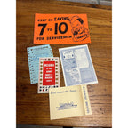 Vintage WWII Era US Navy Ephemera Homefront Window Sign Training Bronx Map ++