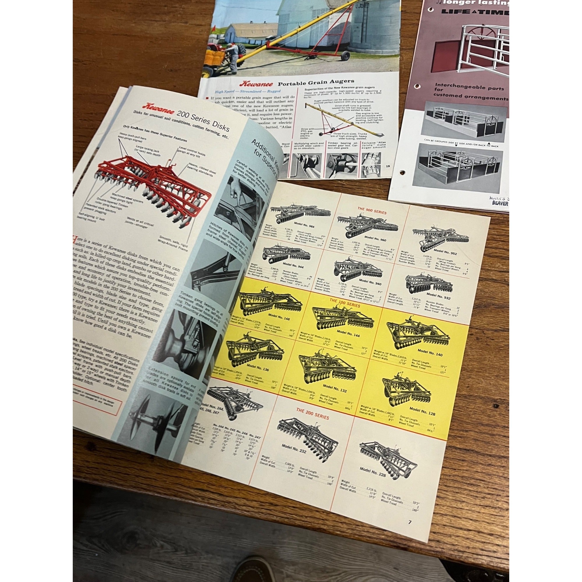 Vintage Kewanee Farm Machinery & Conveyor Co Illinois Sales Booklets Advertising